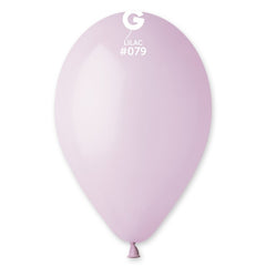 12-inch pastel lilac latex balloons, 100 pcs