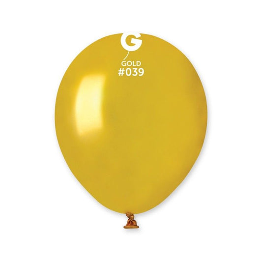 palloncini 5inch lattice metallizzati oro cf.100