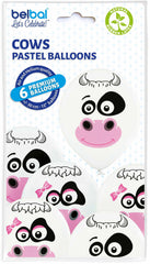 palloncini cows 6pz