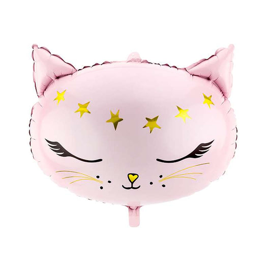 Palloncino foil testa di gatto 48x36cm