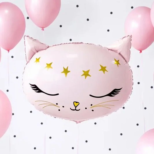 Palloncino foil testa di gatto 48x36cm