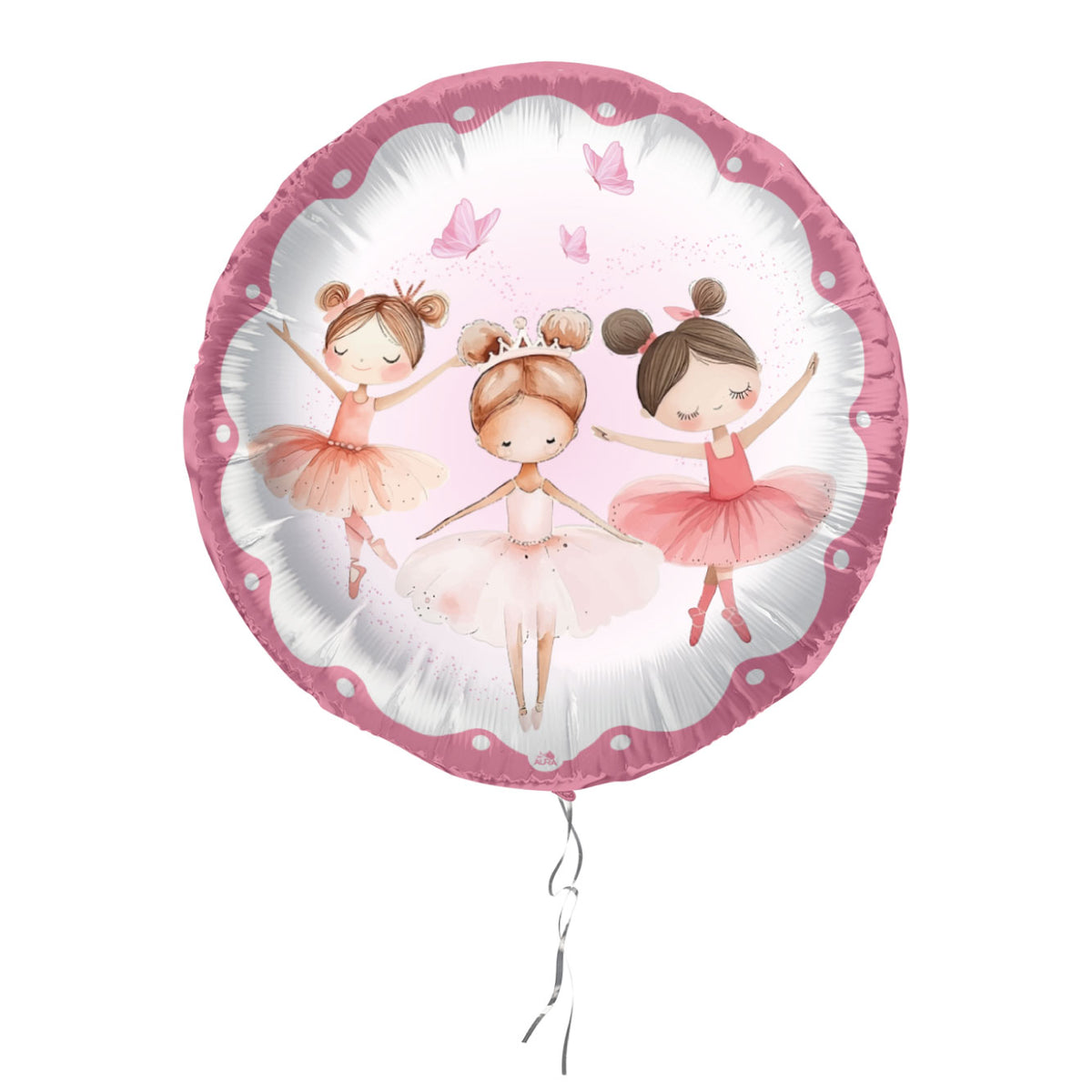 Palloncino in foil 18"/45cm Ballerine - Aura, 1 pz
