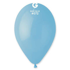 12-inch pastel latex balloons BABY BLUE CF.100