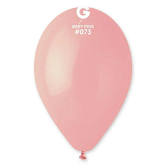 12-inch pastel baby pink latex balloons, 100 pcs
