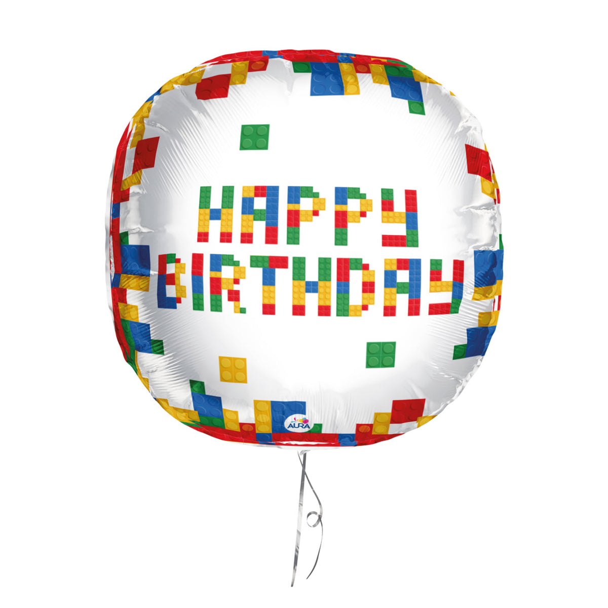 Palloncino in foil 18"/45cm Block Party - Aura, 1 pz