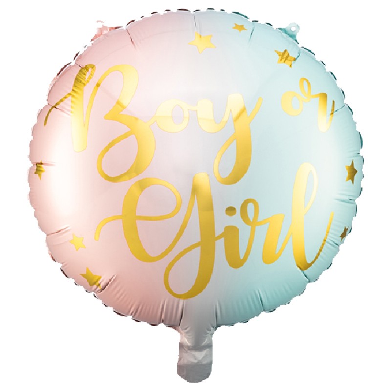 Foil balloon Boy or Girl 35cm