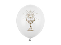 First Communion Latex Balloons 6pcs