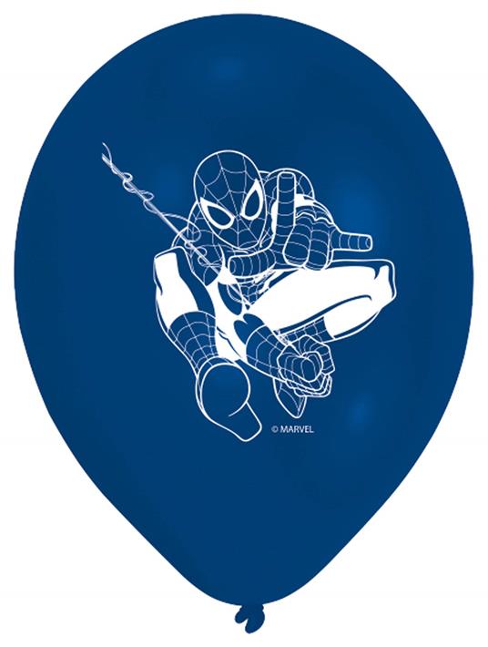 Palloncini in lattice Spiderman 6pz 9inch/23cm
