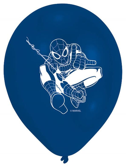 Palloncini in lattice Spiderman 6pz 9inch/23cm