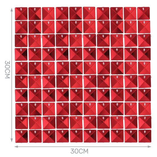 pannello paillettes rosso