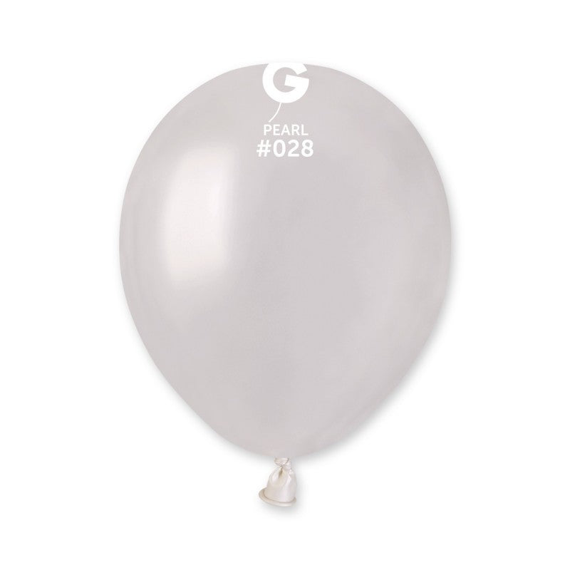 5 inch pearl metallic latex balloons, 100 pcs