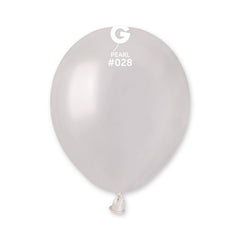 palloncini 5inch lattice metallizzato perla cf.100