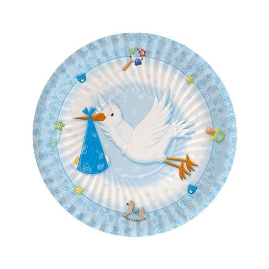 Piattino in carta "benvenuto" 18cm