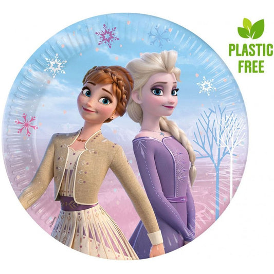 Piatto carta 23cm Frozen II "Wind Spirit" 8pz
