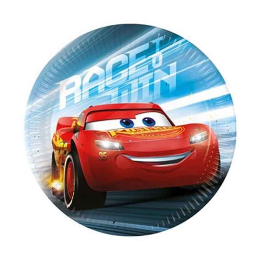 Plate 20cm 8 pcs next gen Cars Victory is Mine