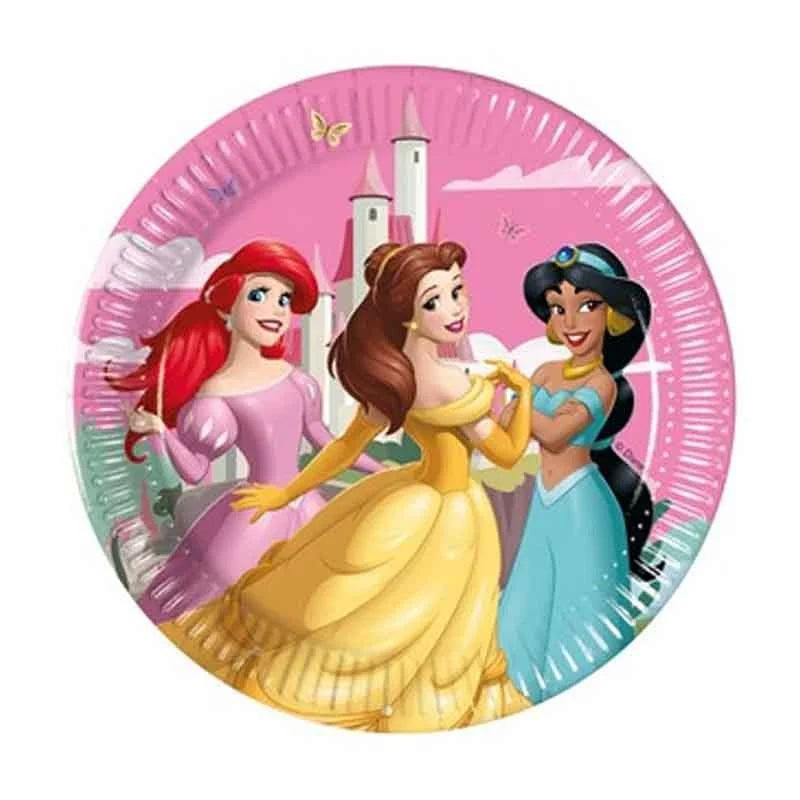 Plate 20cm 8 pcs next gen Princess Create Your World