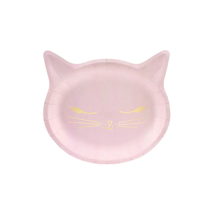 Cat plates 22x20cm 6pcs