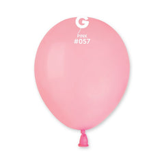 5-inch pastel pink latex balloons, 100 pcs