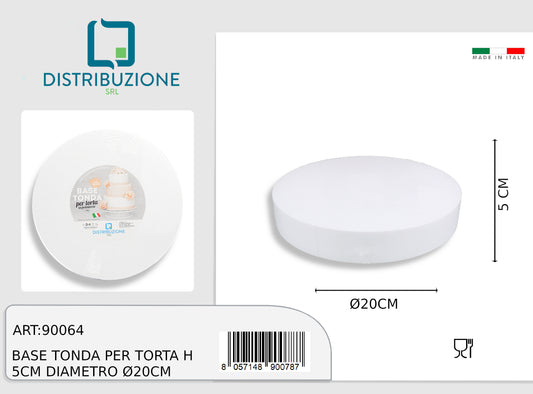 polistirolo tondo  20 h.5 conf. 1pz