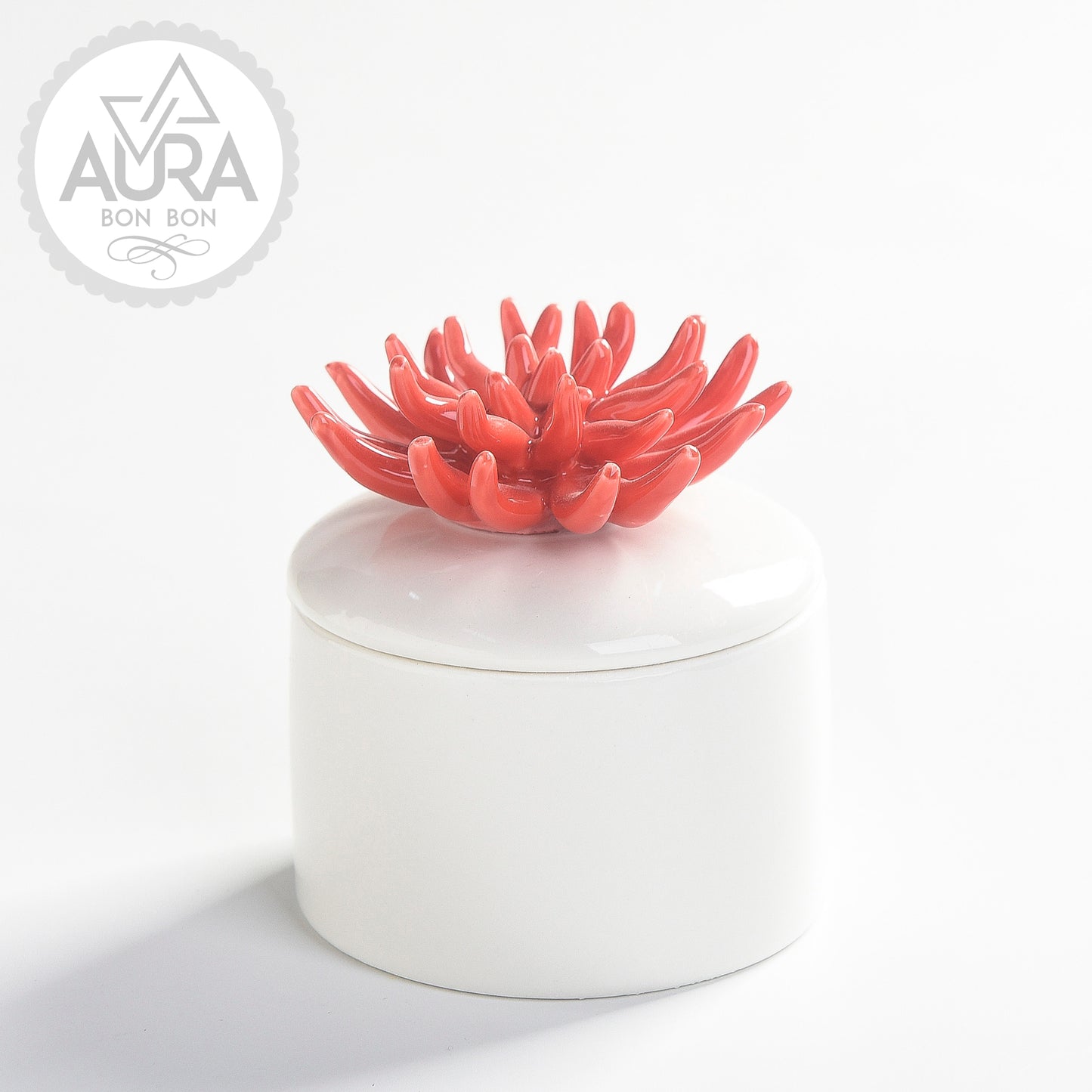 Portagioie rosso 7,5x7,5x7,5cm