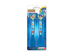 Sonic set 2 posate in plastica