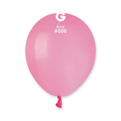 5-inch pastel pink latex balloons, 100 pcs