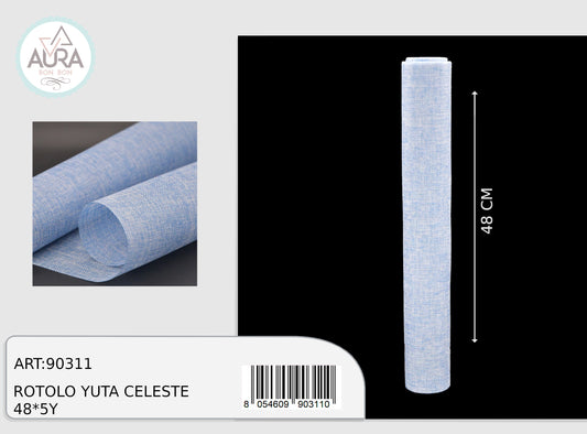 rotolo di yuta celeste