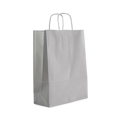 Jolly Silver Shopper 36x12x40cm white kraft colored