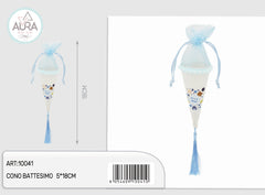 sacchetto cono baby celeste