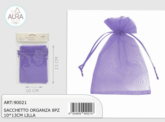 sacchetto lilla 10x13cm