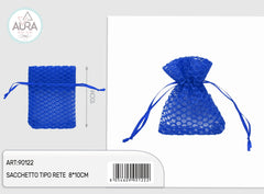 Sacchetto rete blue 8x10cm