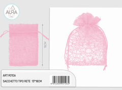 Pink spider bag 13x18cm