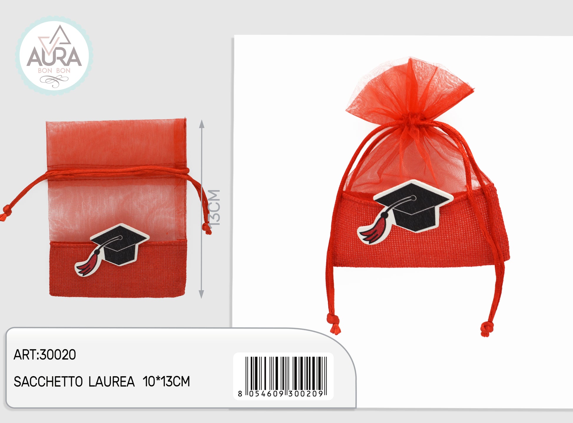 sacchetto rosso laurea