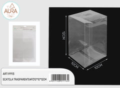 Scatola trasparente 4pz 10x10x12cm