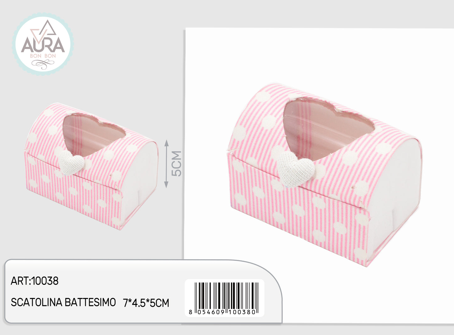scatolina forziere rosa con cuore