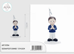 Segnaposto bimbo Prima Comunione 7,5x5cm