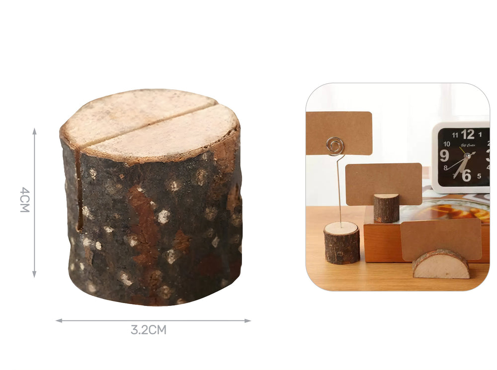 Segnaposto in legno 6pz 3,2x4cm