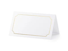 Segnaposto con cornice in oro 9,5x5,5cm 10pz