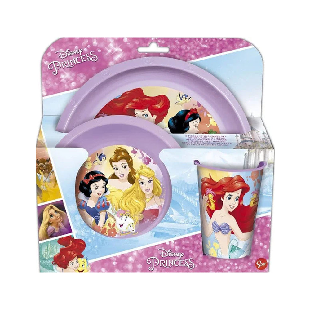 Disney Princess 3-Piece Microwave-Safe Baby Food Set