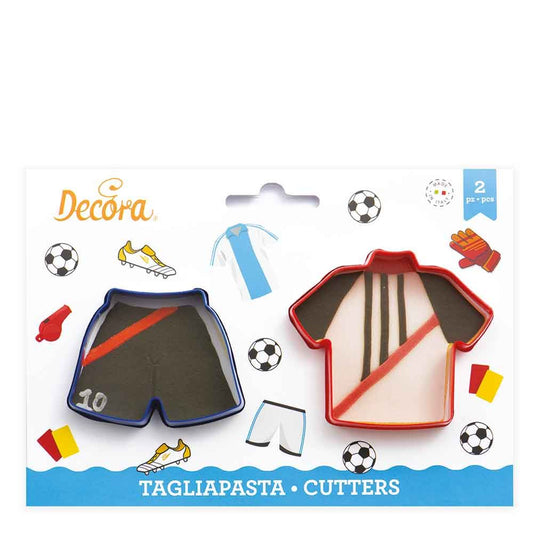 Set of 2 plastic cutters for T-shirts and shorts