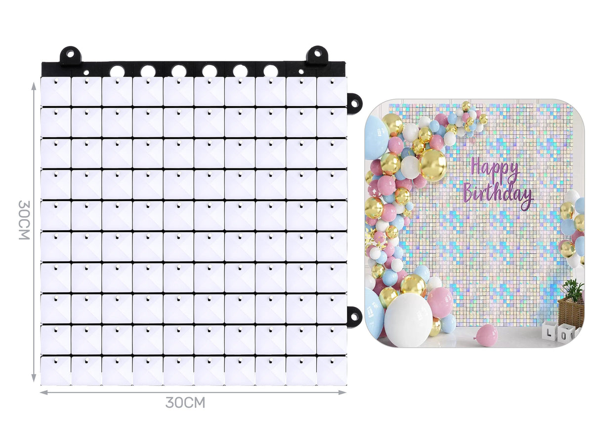 shimmer wall bianco 33x33cm