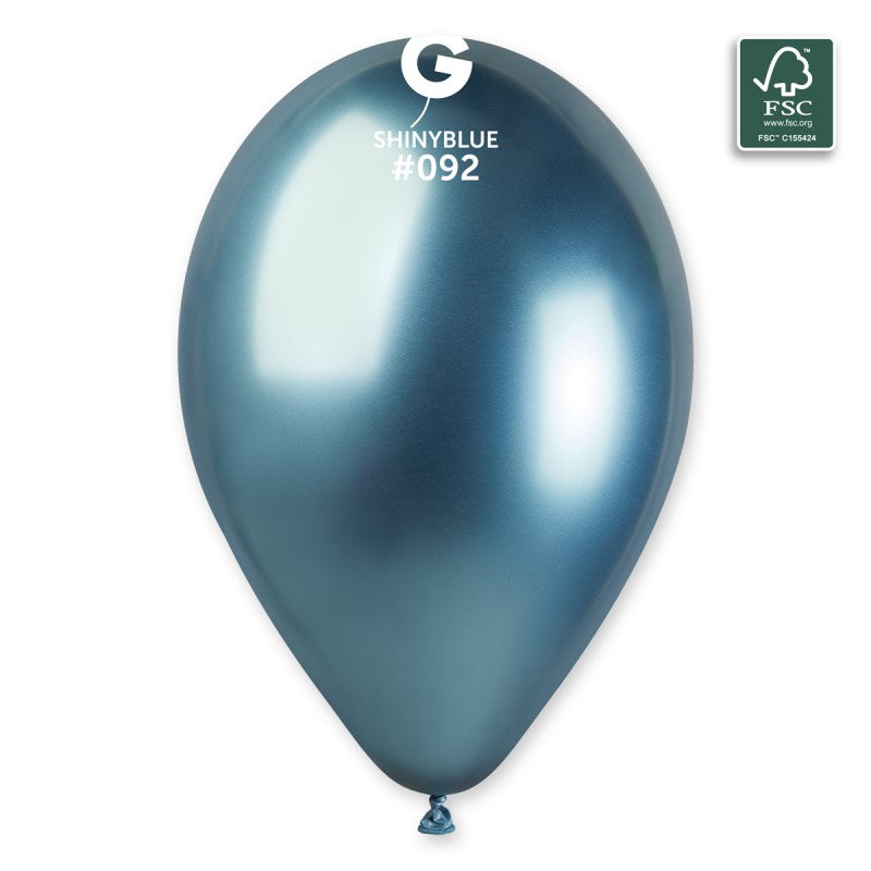 13inch shiny blue latex balloons cf.50