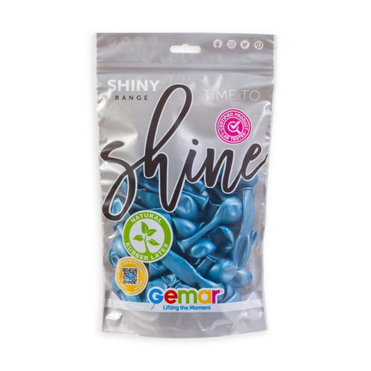 palloncini 5inch lattice shiny blue cf.100