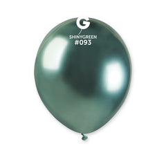 5inch shiny green latex balloons cf.100