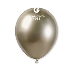 5-inch latex shiny prosecco balloons, 100 pcs.