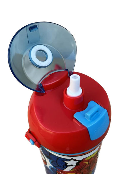 Spiderman borraccia pop up 450ml con tracolla