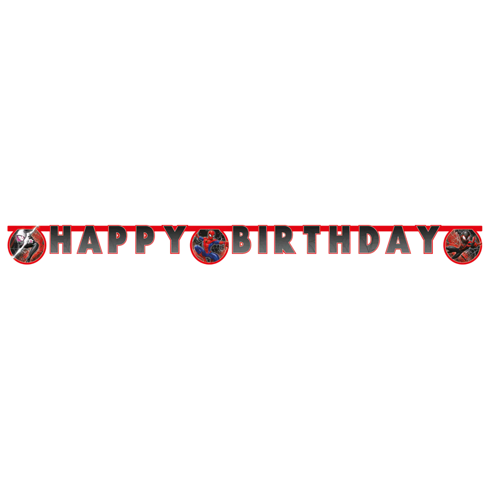 Happy Birthday Spider-Man World of Webs banner