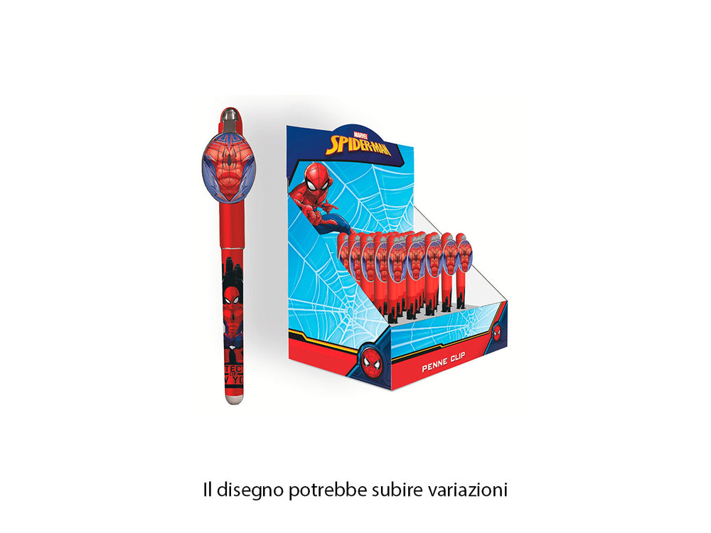 Spiderman pen with clip