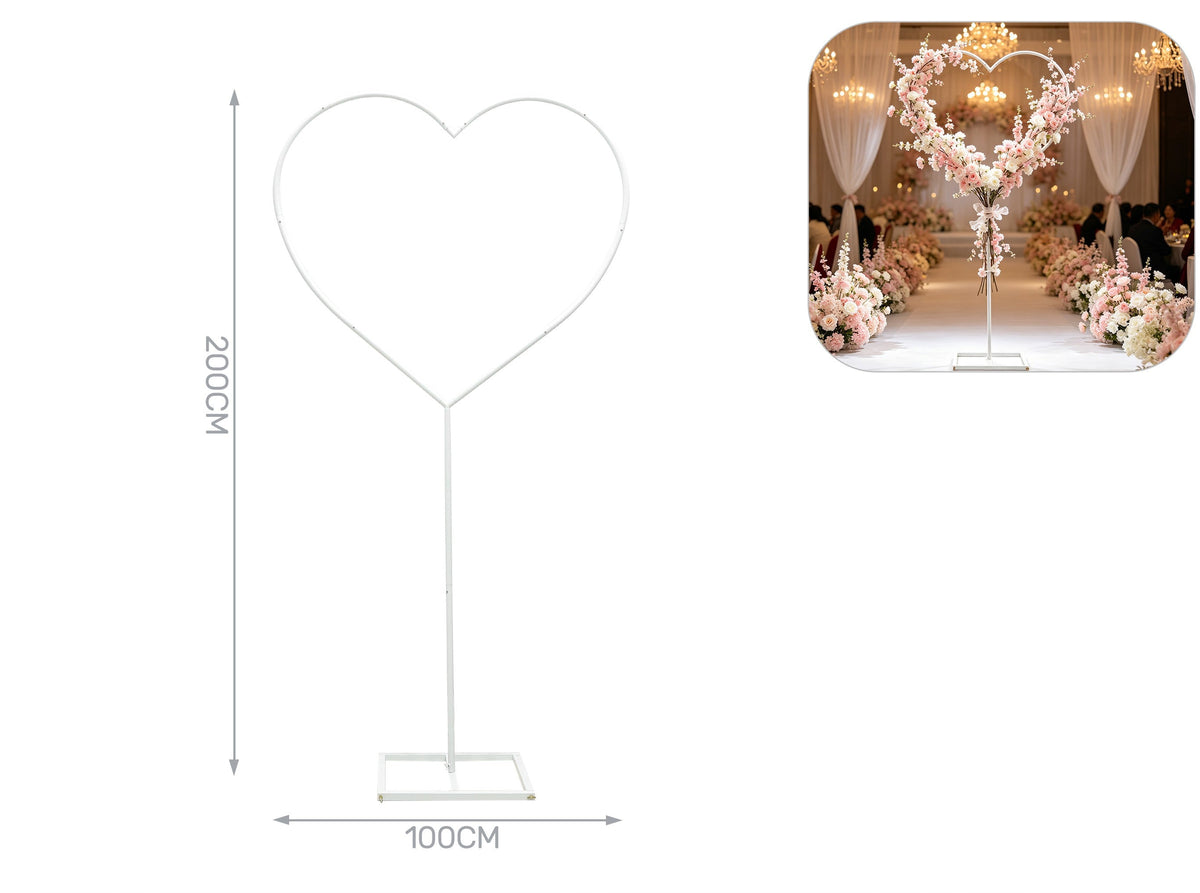 struttura cuore bianco