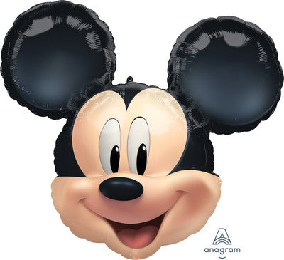 25" 63cm Mickey Mouse Head Supershape Balloon
